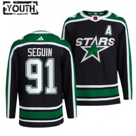 Lasten NHL Dallas Stars Pelipaita Tyler Seguin 91 Reverse Retro 2.0 Adidas 2022-23 Musta Authentic
